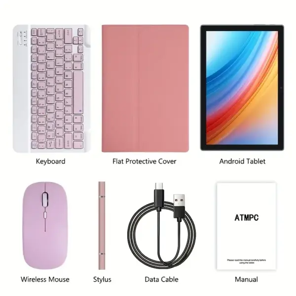 Android 14 Tablet 10.1" 2-in-1 Bundle