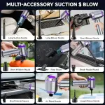 4-in-1 High-Power Wireless Mini Vacuum