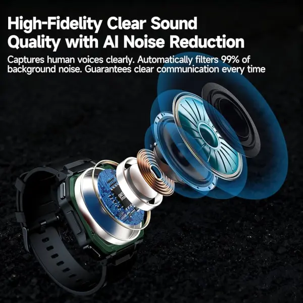 Watch Walkie Talkie Unlimited Range, 4G LTE Wearable PTT