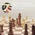 Premium 34cm Folding Wooden Chess Set