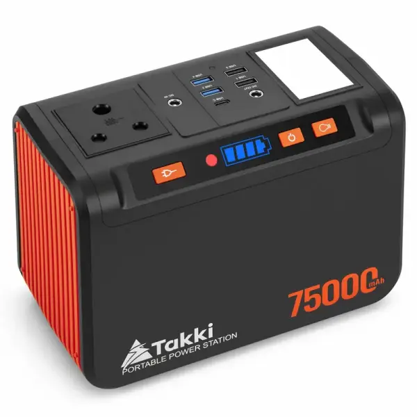 TAKKI Portable Power Station – Compact Lithium Battery Generator for Outdoor Power