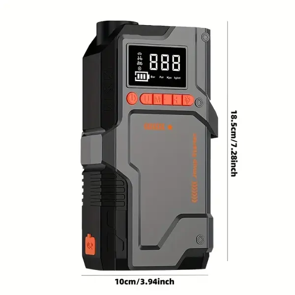 JKUOO Heavy-Duty Car Emergency Starter – Five-in-One Multi-Function Charger