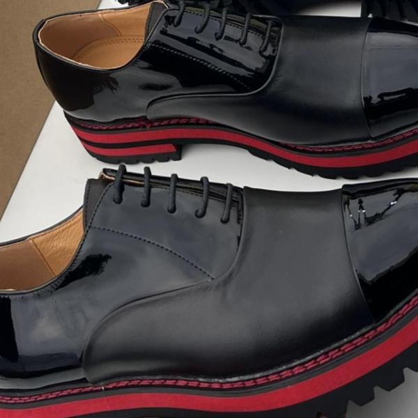 Men's classy black formal shoes