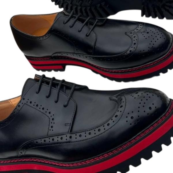 Mens black formal shoes