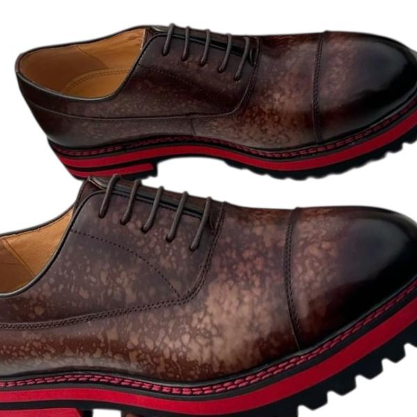Men's color drop formal shoes