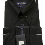 Mens Selapino shirt plain black