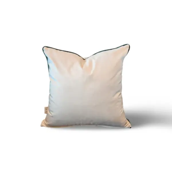 Velvet With Green Piping