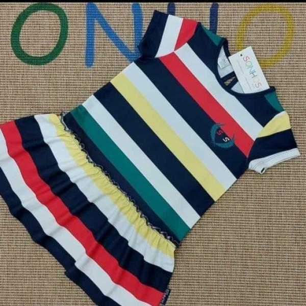 Colorful Striped Dress