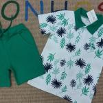 Green Palm Polo Set - 1
