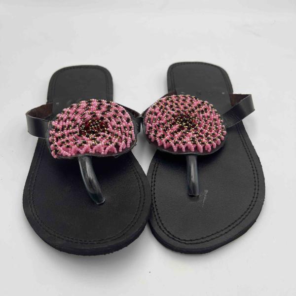 Woman Black African Sandals