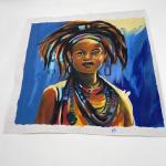 African Culture Woman style Paint