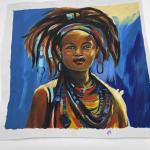 African Culture Woman style Paint