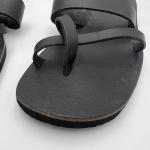 Kijani Black Handcrafted Sandals