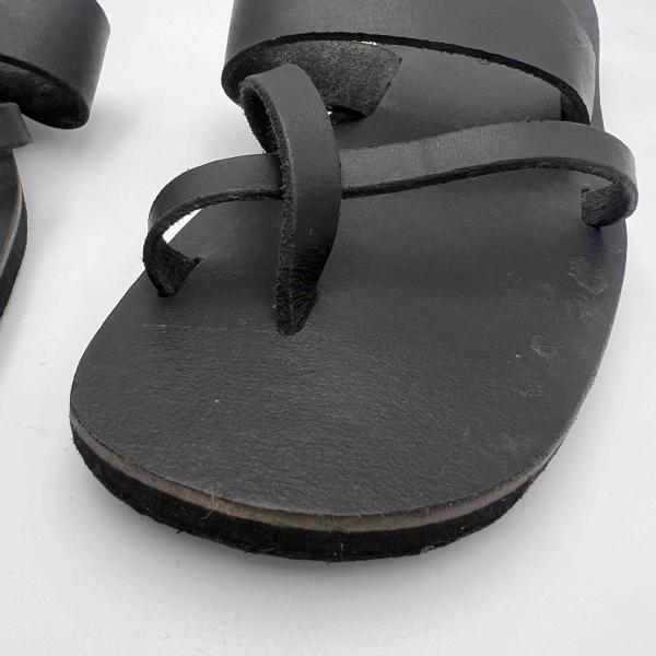 Kijani Black Handcrafted Sandals