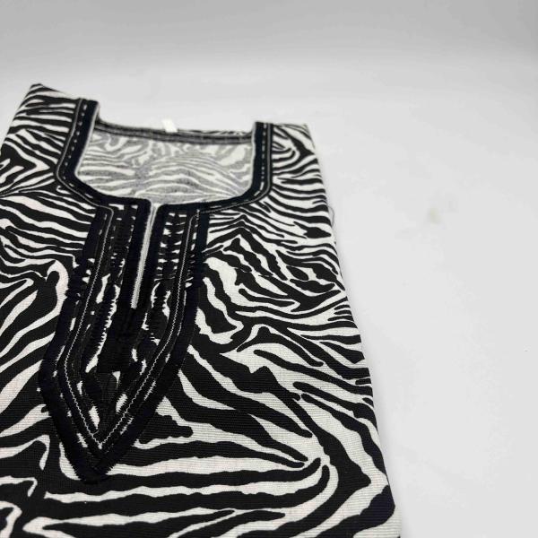 Shujaa Zebra Print Dress