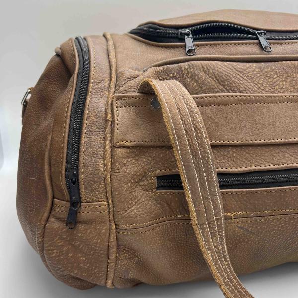 Leather hand crafted Travel Bag