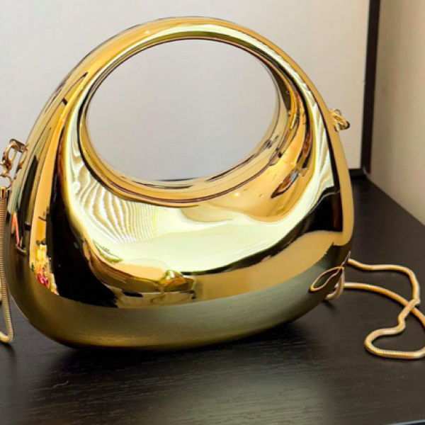 Gold Statement Bag