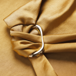 Luella Gold Trim Draped Shell Top