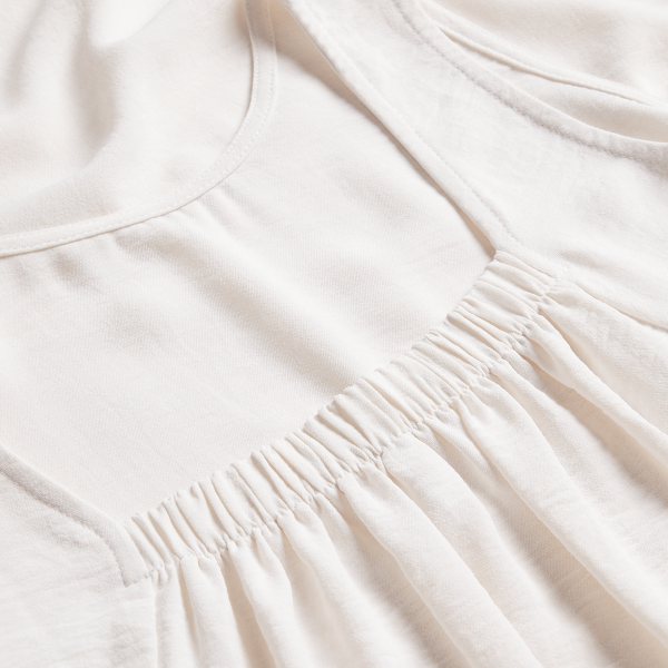 Women's White Trapeze Maxi Dress