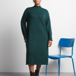 Women's Canvas Cotton Knitwear Column Dress – Classic & Comfortable