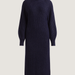 Women's Iconography Chunky Knit Column Dress – Modern Elegance