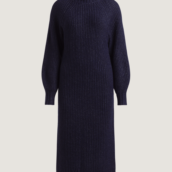 Women's Iconography Chunky Knit Column Dress – Modern Elegance