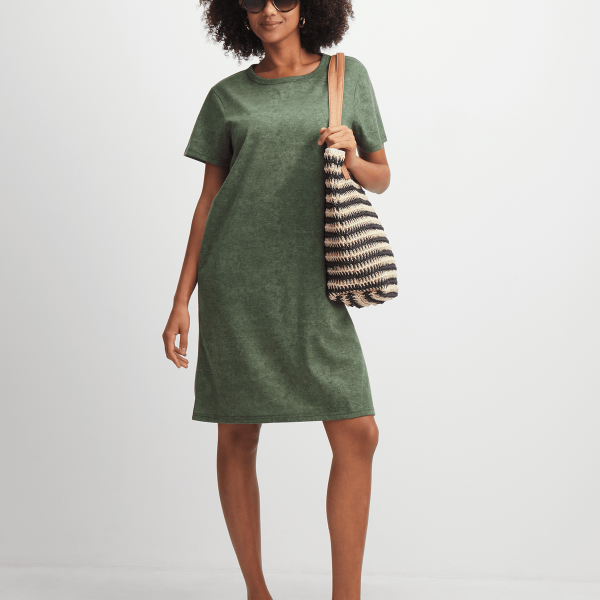 Jet Women's Fatigue Overdyed T-Shirt Dress