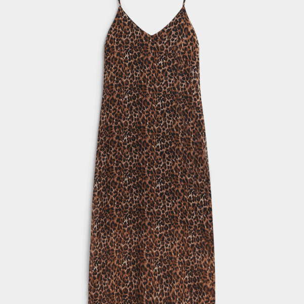 Jet Women's Brown Animal Print Maxi Dress