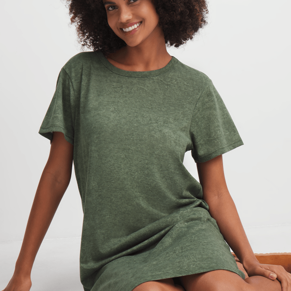 Jet Women's Fatigue Overdyed T-Shirt Dress
