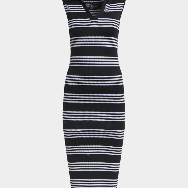 Jet Women's Black/White Striped Dress