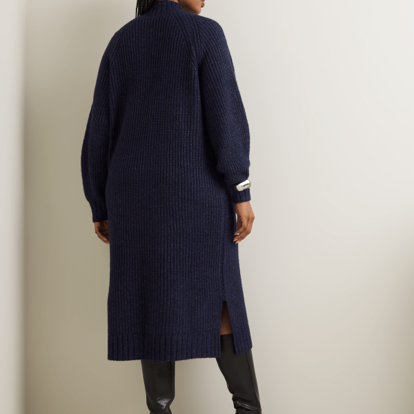 Women's Iconography Chunky Knit Column Dress – Modern Elegance