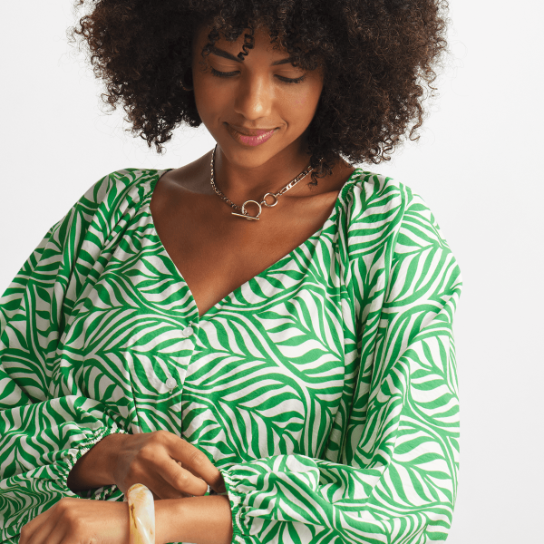 Women's Green Tiered Maxi Dress