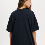 Women's Cotton On Navy The Premium Boxy Graphic T-shirt