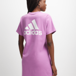 Women's adidas BOS Logo Purple T-shirt Dress – Casual Style