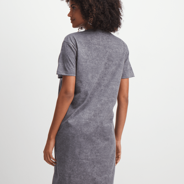 Jet Women's Grey Overdyed T-Shirt Dress