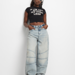 Women's Black Baby Top