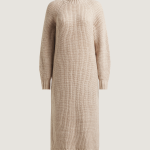 Women's Iconography Chunky Turtleneck Column Dress – Effortless Chic