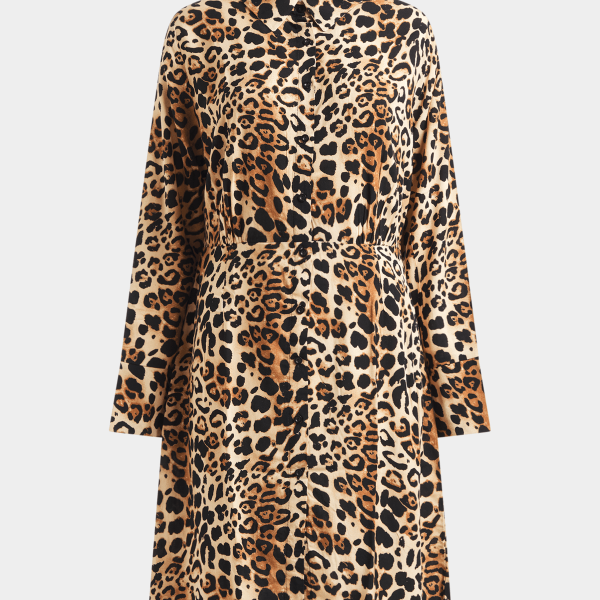 Jet Women's Animal Print Shirt Dress