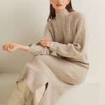 Women's Iconography Chunky Turtleneck Column Dress – Effortless Chic