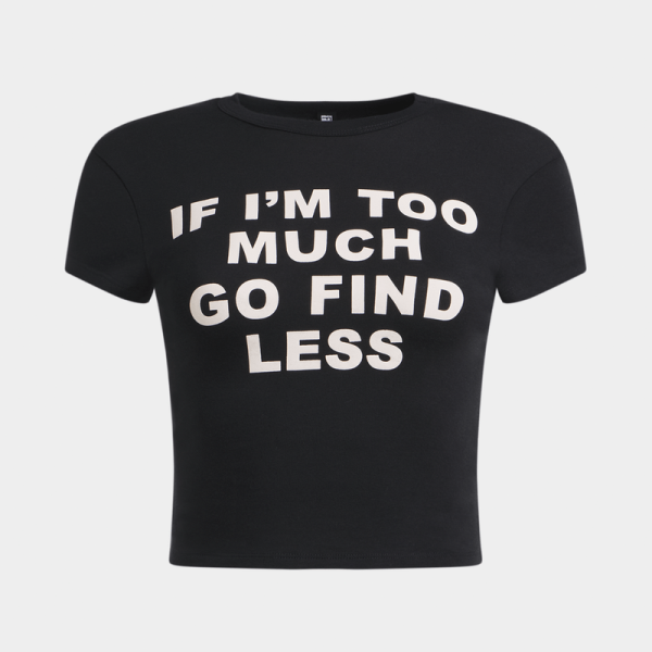 Women's Black Baby Top