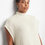 Women's Canvas Sleeveless Cotton Knitwear Column Dress – Summer Chic