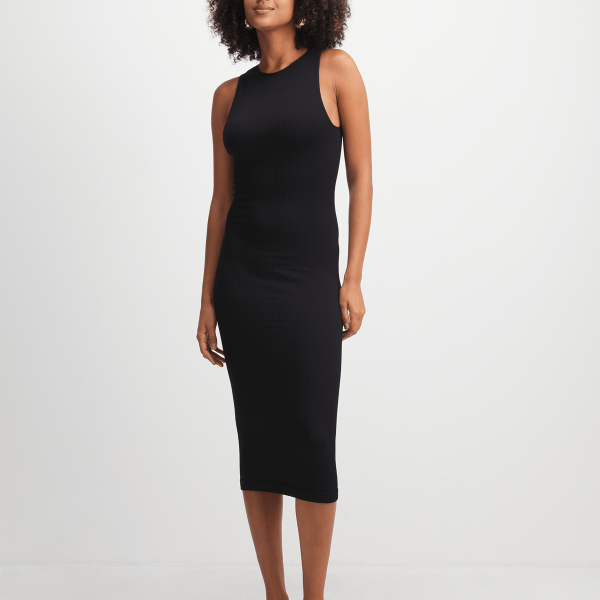 Jet Women's Black Seamless Dress