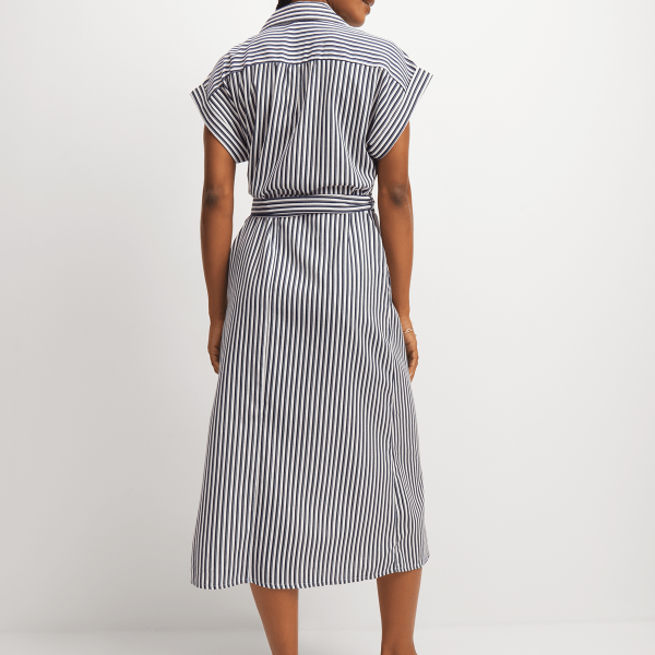 Jet Women's Navy/WHite Shirt Dress