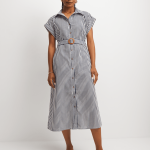 Jet Women's Navy/WHite Shirt Dress